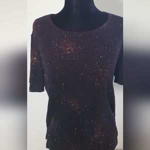Galaxy Glitter Sparkle Top